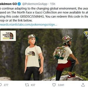 Pokémon Go si unisce a Gucci x The North Face